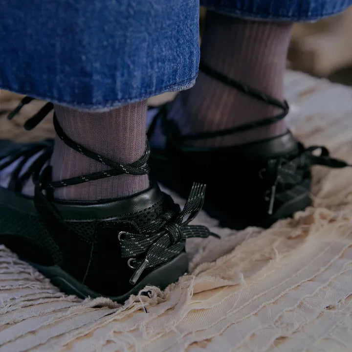 [Rockfish Weatherwear] NICOLE WEAVING LACEUP SNEAKERS Rockfish Weatherwear  DKshop