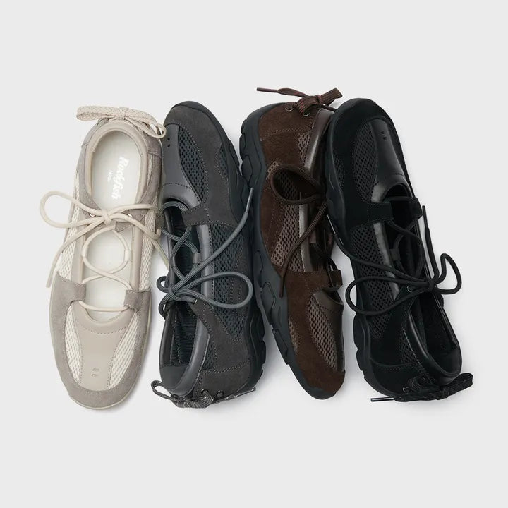 [Rockfish Weatherwear] NICOLE WEAVING LACEUP SNEAKERS Rockfish Weatherwear  DKshop