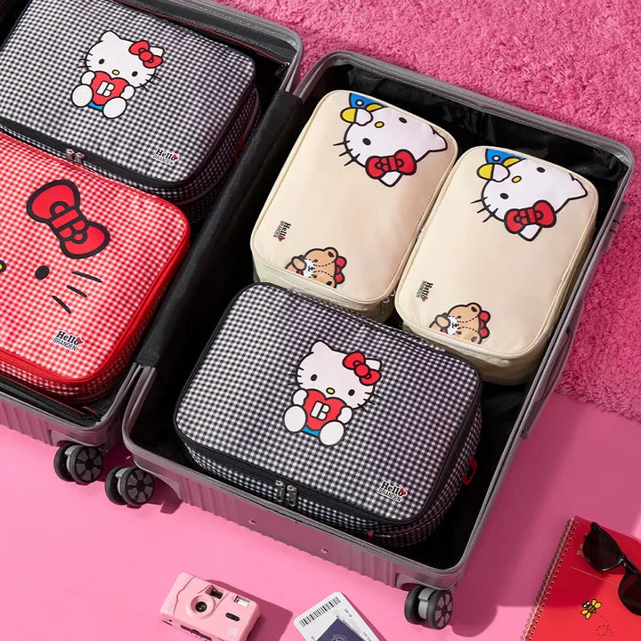 [BRANDEN X HELLOKITTY] Travel Compression Pouch Set BRANDEN  DKshop