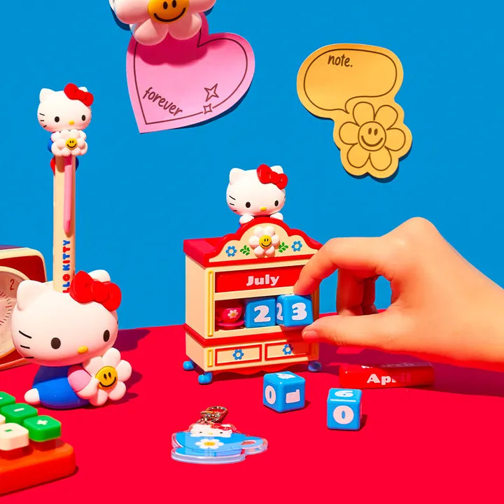 [wigglewiggle X HELLO KITTY EDITION] Figure Perpetual Calendar Cozy Time wigglewiggle  DKshop