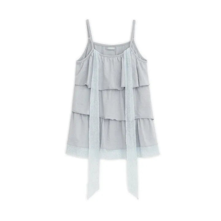 HUGYOURSKIN Tiered Scarf Sleeveless HUGYOURSKIN  DKshop