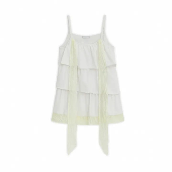 HUGYOURSKIN Tiered Scarf Sleeveless HUGYOURSKIN  DKshop