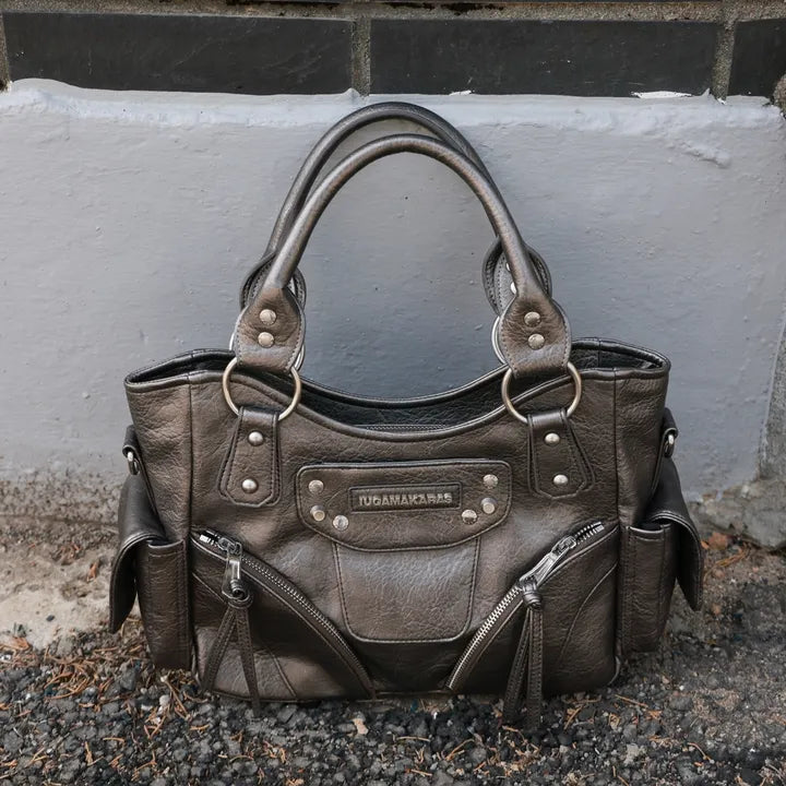 IUGAMAKARAS Studded Leather Mini Shoulder Bag IUGAMAKARAS  DKshop