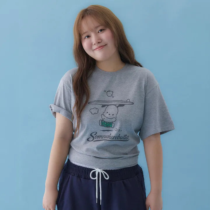 SOMEWHEREBUTTER Pochacco Over-Fit Top SOMEWHEREBUTTER  DKshop