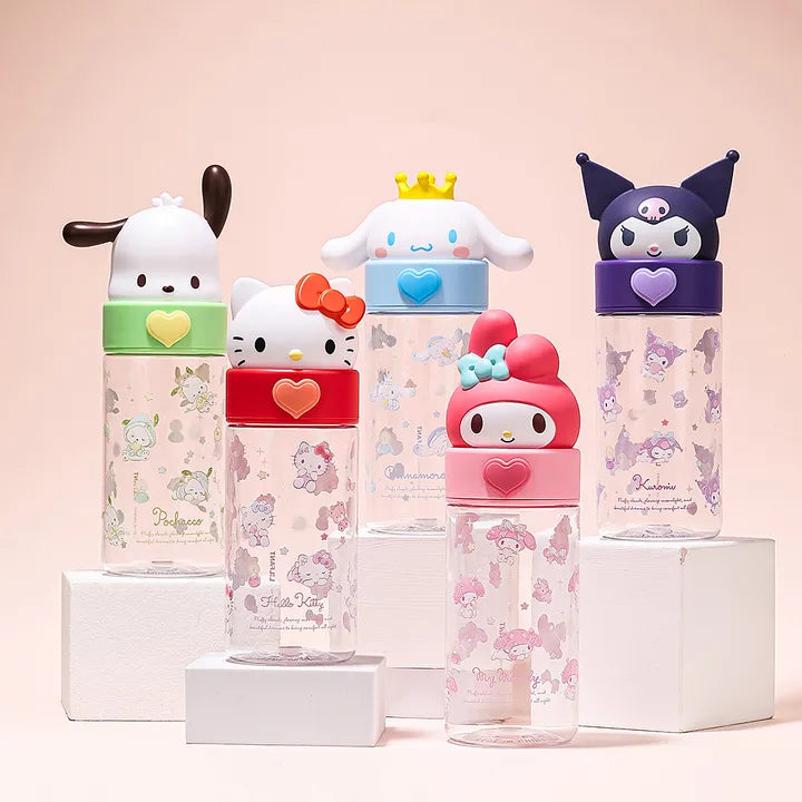 LILFANT Sanrio Face Pop Clear Water Bottle 500ml LILFANT DKshop