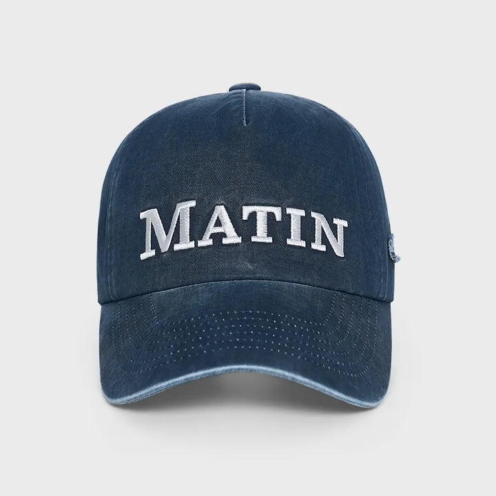 [MATIN KIM] Matin Flat Crown Ball Cap (Stray Kids Lee Know wear) Matin Kim  DKshop