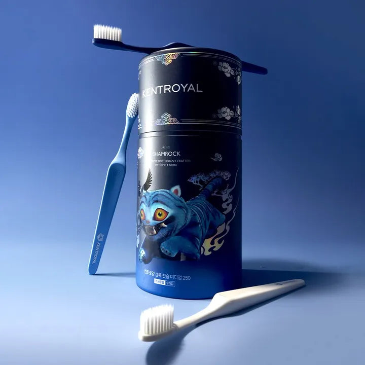 [KENTROYAL X K-POP DEMON HUNTERS] Shamrock Toothbrush Medium 250 9ea KENTROYAL  DKshop