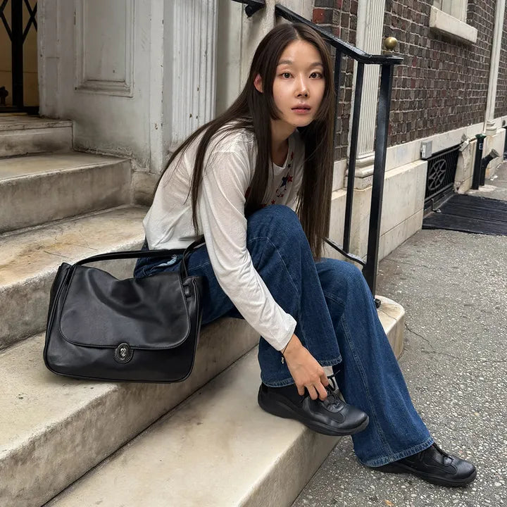 LOEUVRE Epure Shoulder Medium Bag LOEUVRE  DKshop