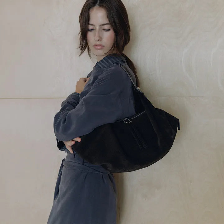 LOEUVRE Bise Hobo Medium Bag (suede ver.) LOEUVRE  DKshop