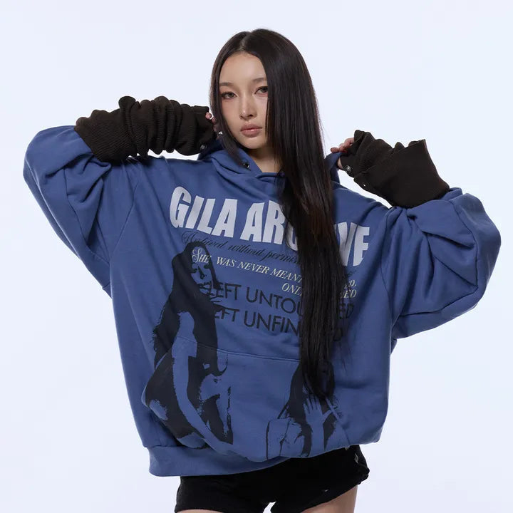 [Gila Archive] TWICE GIRL Oversized Hoodie (izna Mai wear) Gila Archive  DKshop