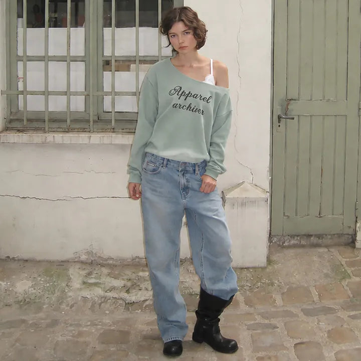 APPAREL ARCHIVE Eden off-shoulder t-shirt APPAREL ARCHIVE  DKshop