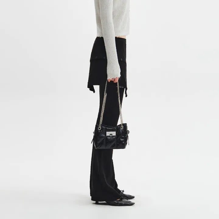 [Matin Kim] BIAS QUILTED CHAIN MINI BAG Matin Kim  DKshop