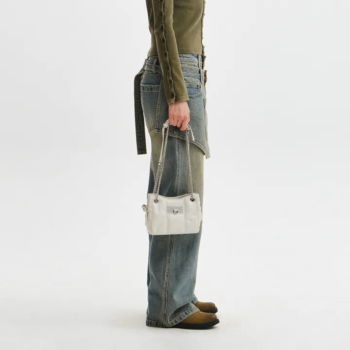 [Matin Kim] BIAS QUILTED CHAIN MINI BAG Matin Kim  DKshop