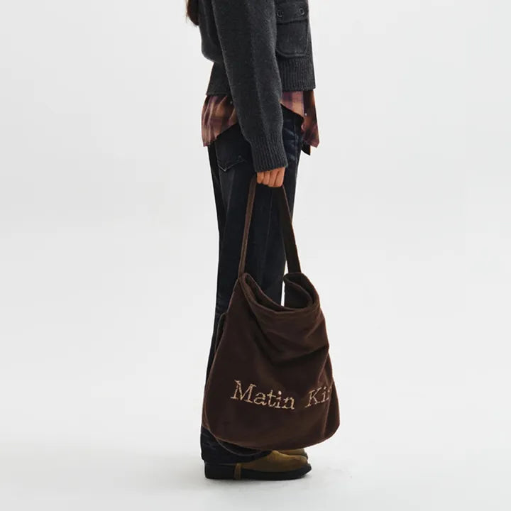 [Matin Kim] MATIN FLEECE ECO BAG Matin Kim  DKshop