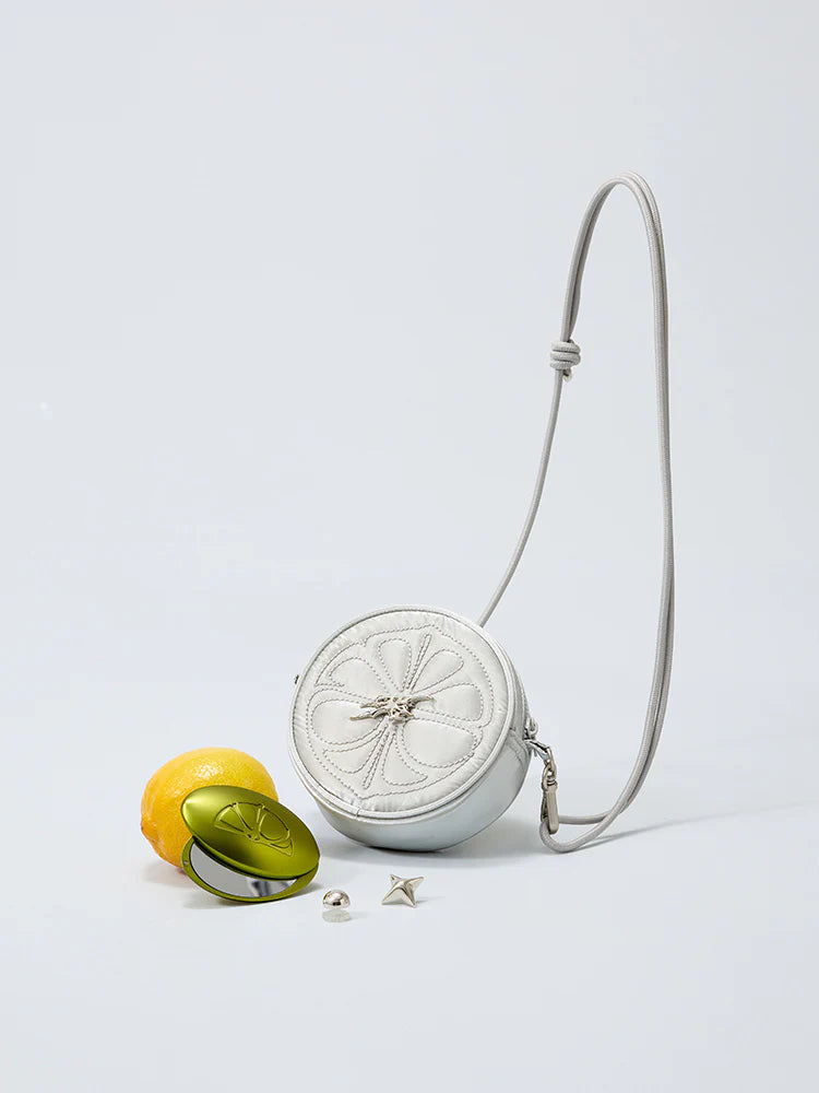 [PRE-ORDER] [coller X aespa] LEMONADE KEYRING BAG PEARL GRAY aespa  DKshop