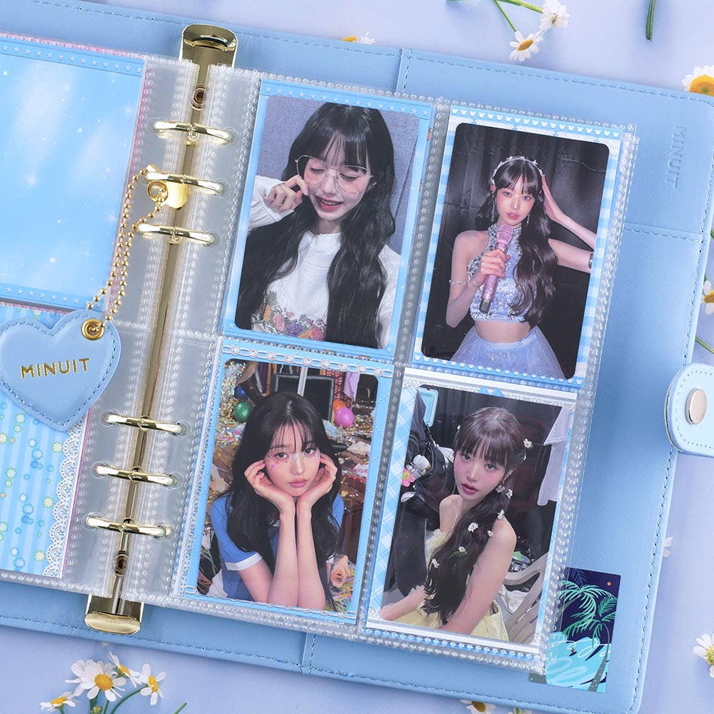 MINUIT Macaron 6-Hole Photo Card Binder Collect Book MINUIT  DKshop