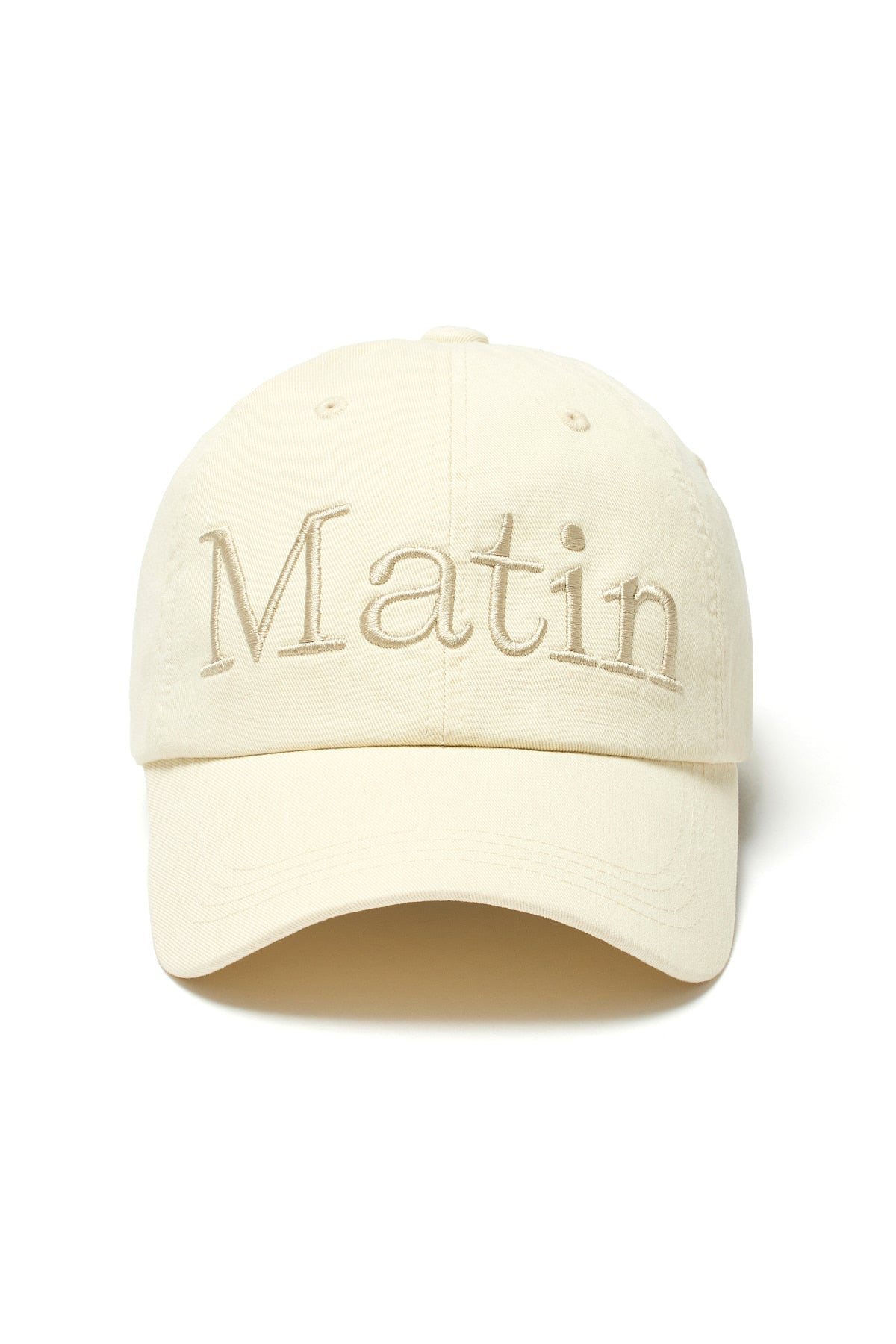 Matin Kim MATIN LOGO WASHED BALL CAP