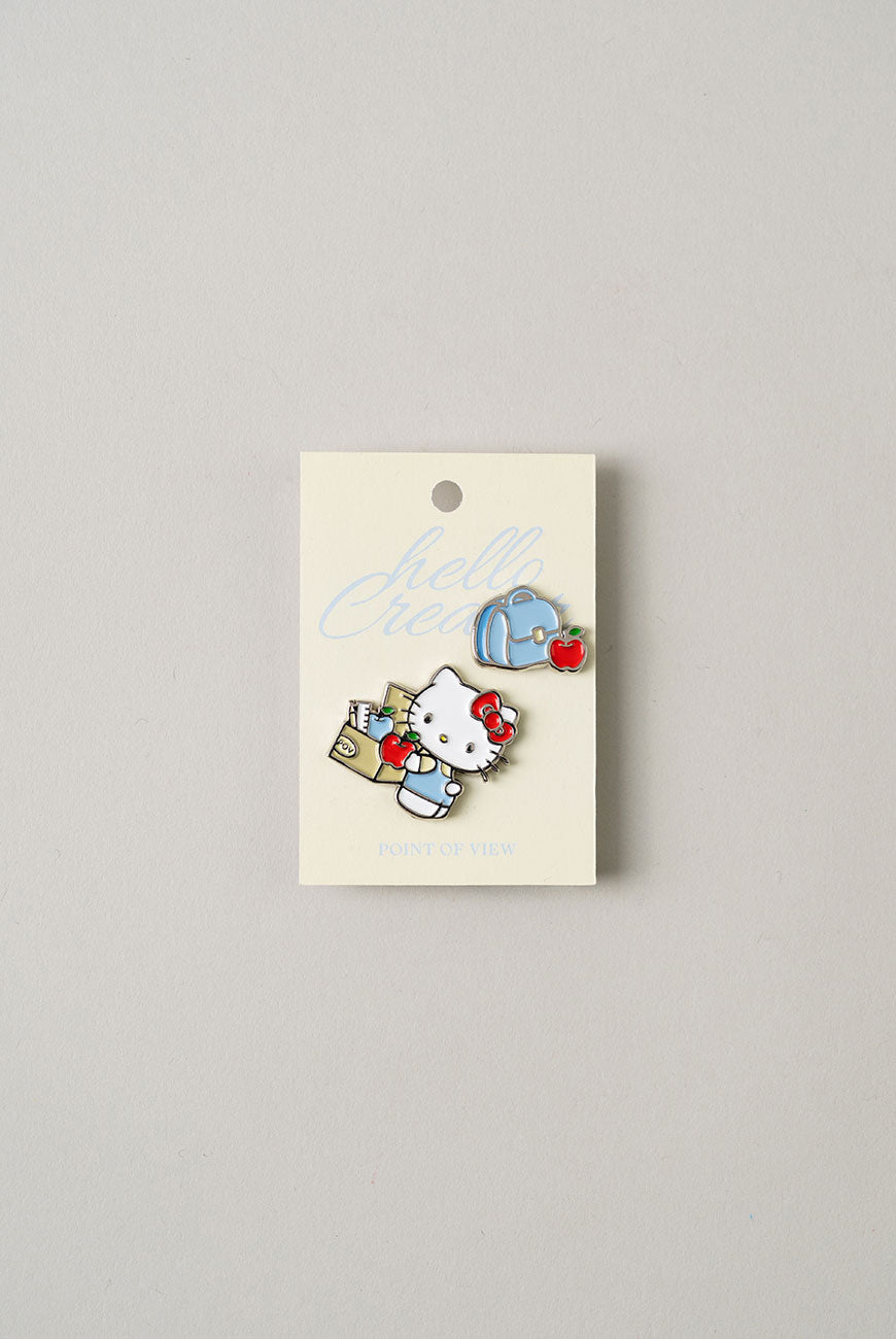[POV X Hello Kitty] Pin Badge 9 types POINT OF VIEW  DKshop