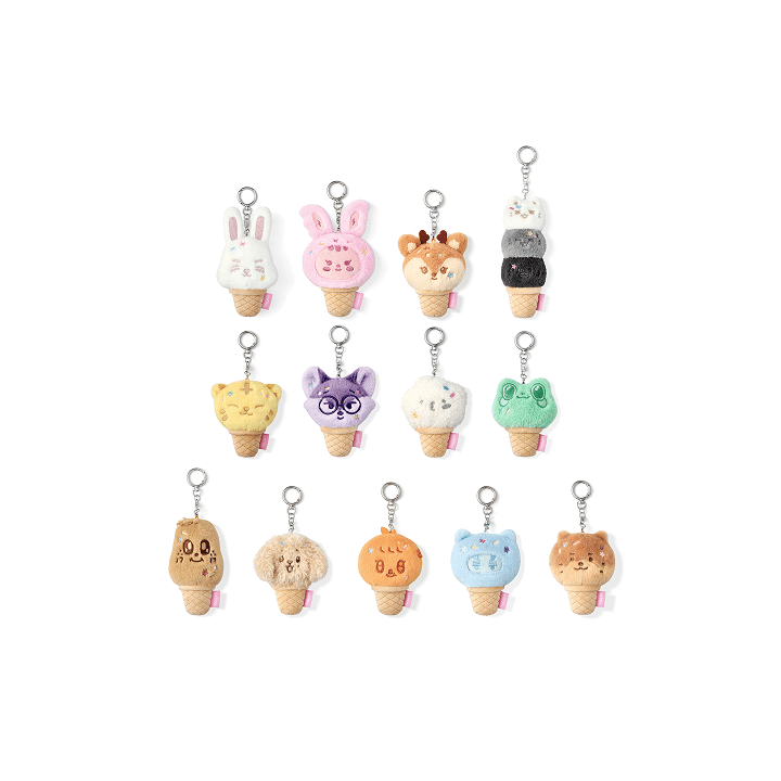 [PRE-ORDER] SEVENTEEN - [Ice Cream] MINITEEN Face Keyring SEVENTEEN  DKshop