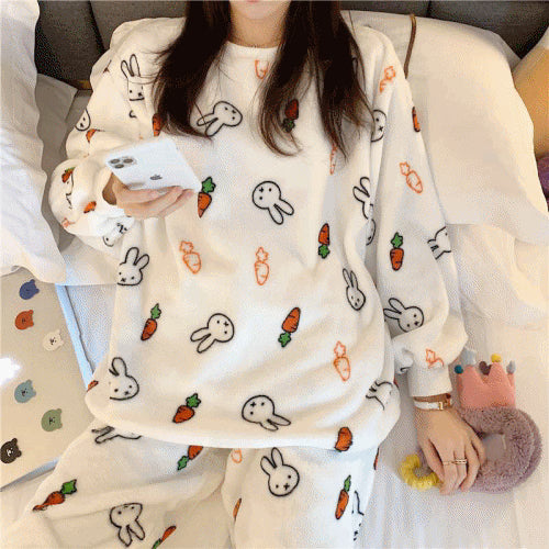 MIFFY Carrot Miffy Bunny Microfiber Pajama Lounge Set MIFFY  DKshop