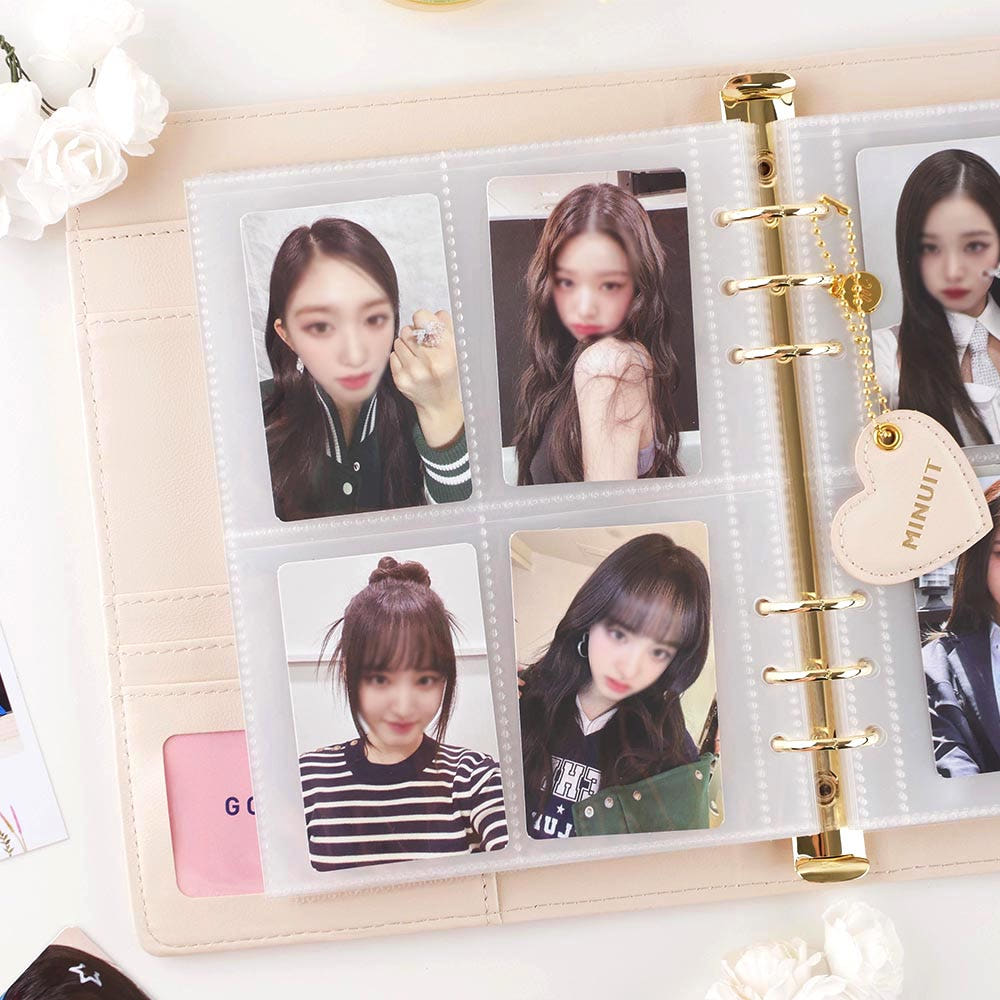 MINUIT Macaron 6-Hole Photo Card Binder Collect Book MINUIT  DKshop