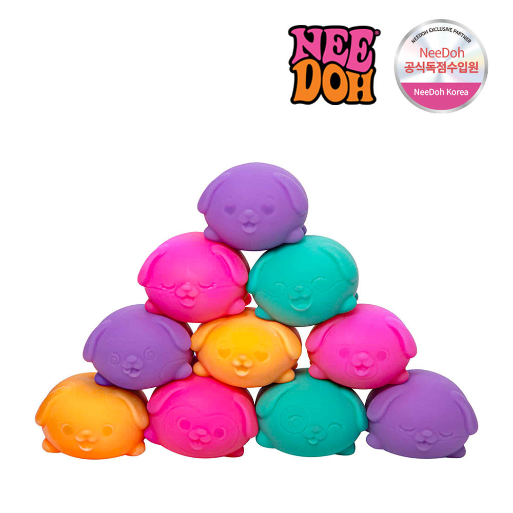 Needoh Funky Puppy Baby 3ea Needoh  DKshop