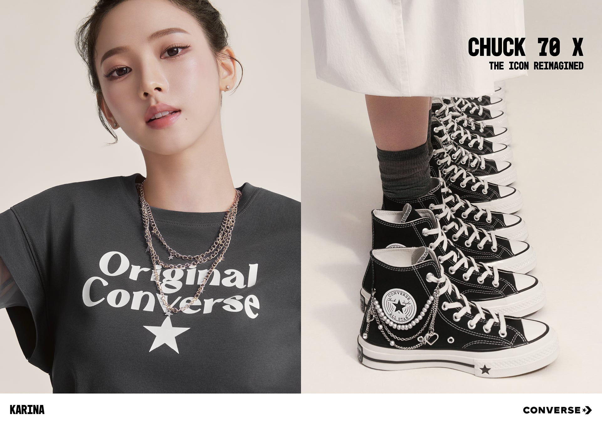 [CONVERSE X KARINA] CHUCK 70 X HI CONVERSE  DKshop