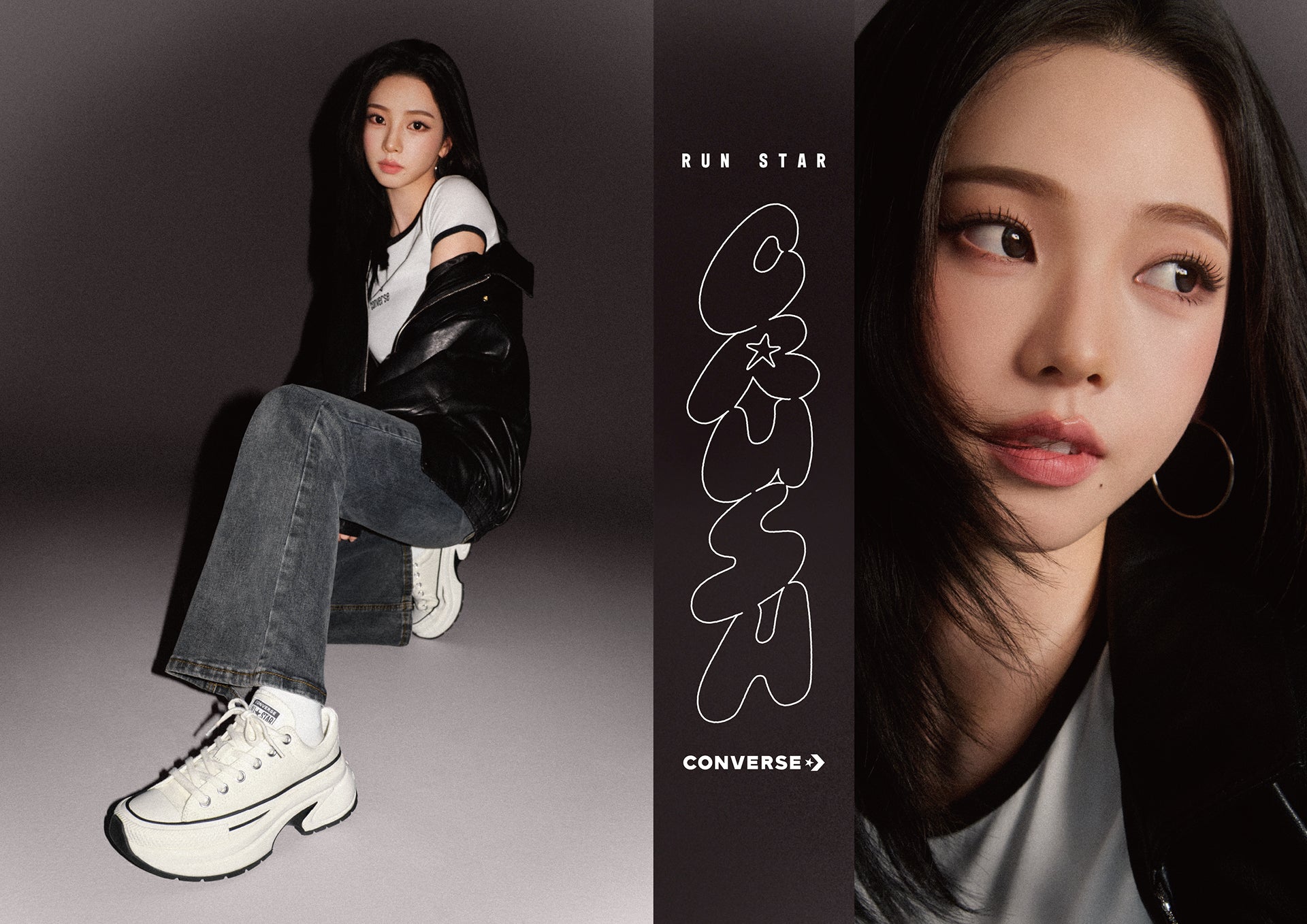 [CONVERSE X KARINA] RUN STAR CRUSH OX CONVERSE  DKshop