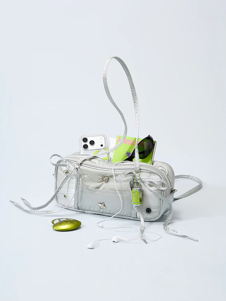 [PRE-ORDER] [coller X aespa] COLLER BAGUETTE BAG PEARL GRAY aespa  DKshop