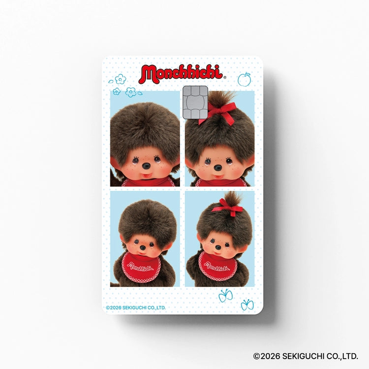 [Gosty X Monchhichi] Card Covers Stickers 12 types Gosty  DKshop