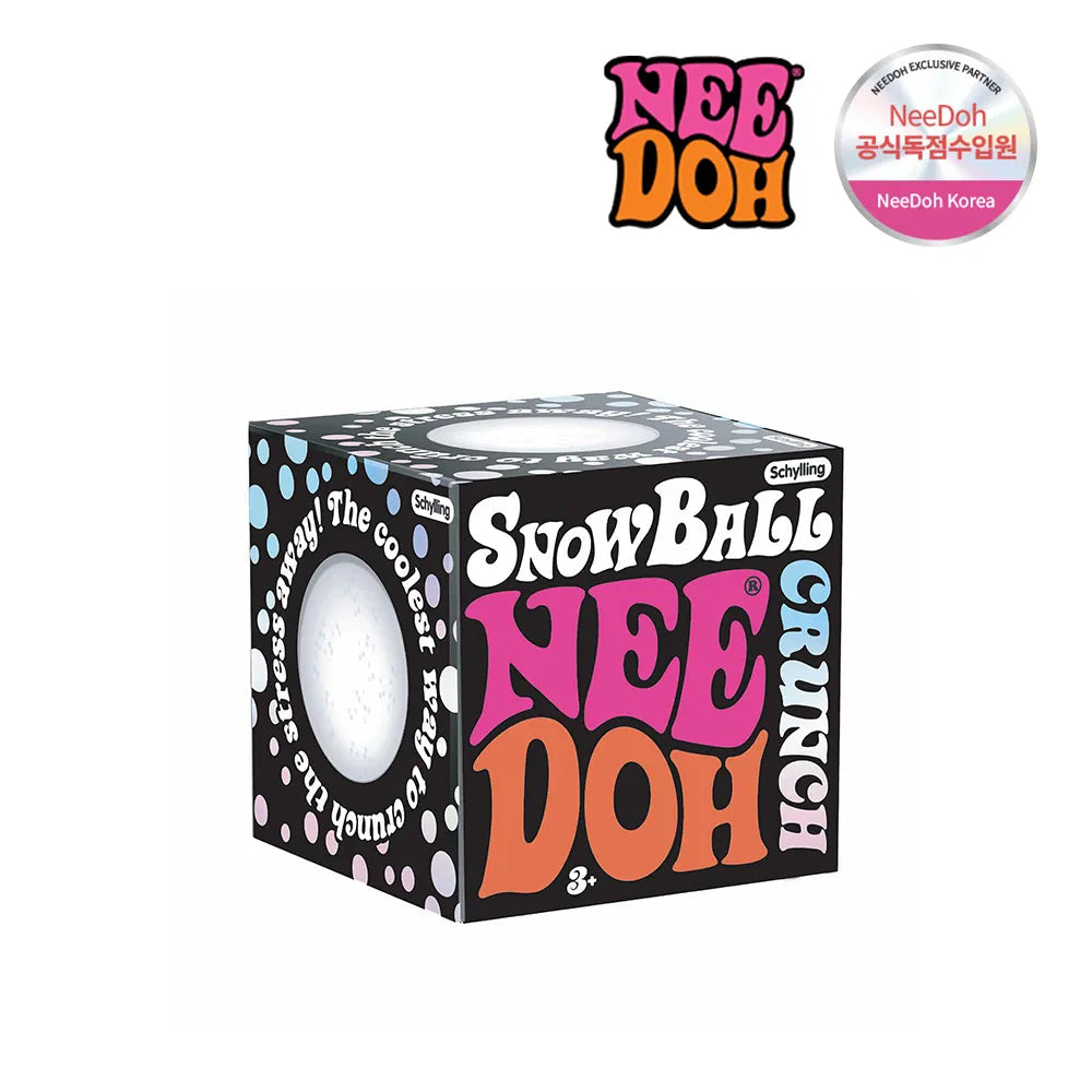 Needoh Snow Ball Crunch Stress Ball Squishy Needoh  DKshop