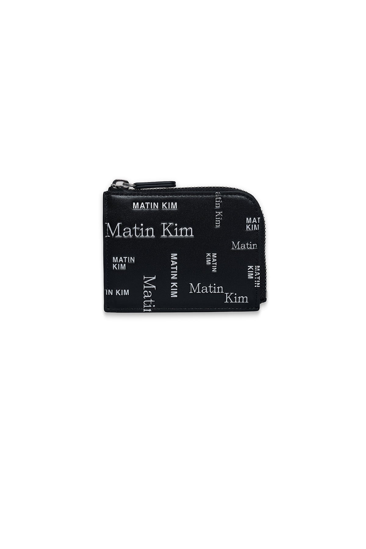 Matin Kim MATIN ALL-OVER LOGO HALF ROUND ZIP WALLET Matin Kim  DKshop