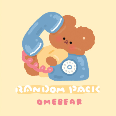 [DUDUMOON] OMEBEAR Sticker Random Pack