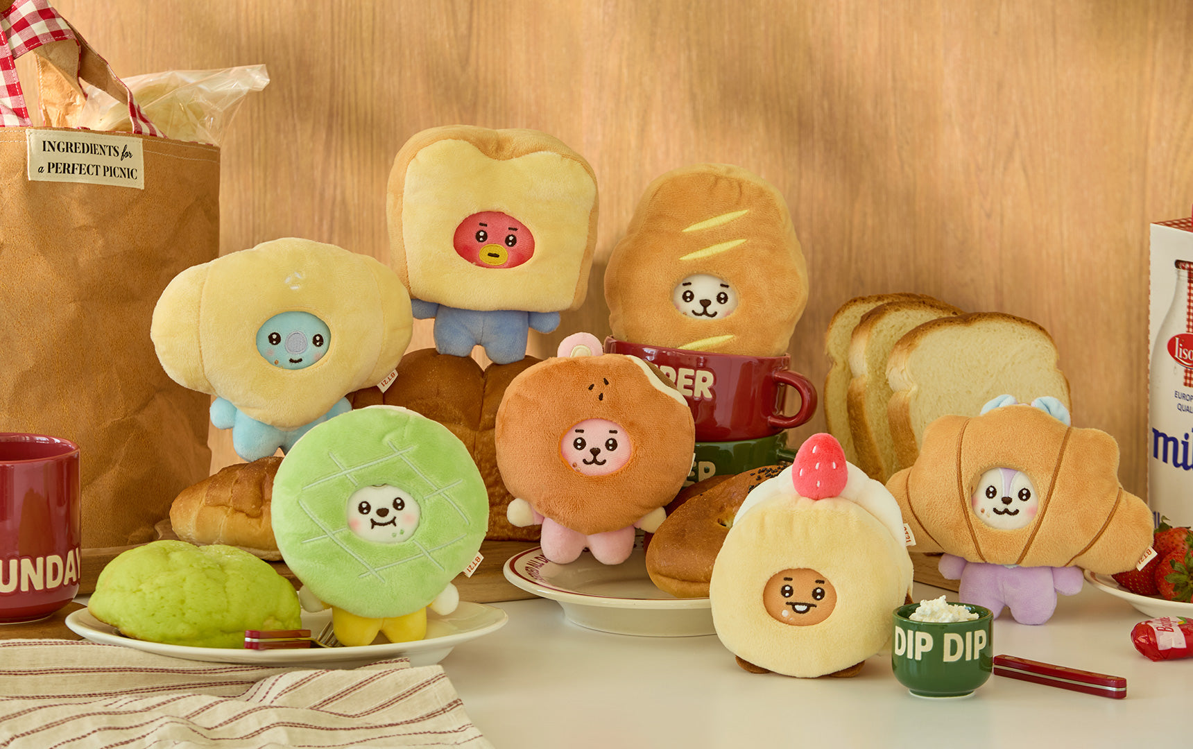 BT21 BABY BAKERY COSTUMES DOLL