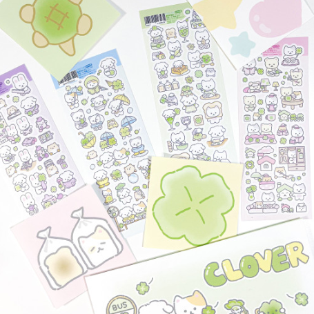 [DUDUMOON] MOII TTOI Sticker Random Pack (Clover Lucky Ver.)