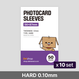 [DK SHOP] PREMIUM PHOTOCARD SLEEVES 56x87mm (50 SHEETS) x 10EA