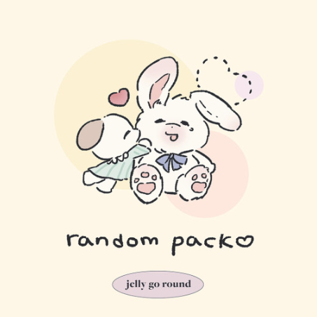 [DUDUMOON] Jelly go round Sticker Random Pack