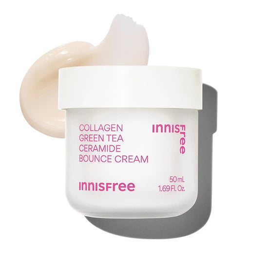 Innisfree Collagen Green Tea Ceramide Bounce Cream 50ml