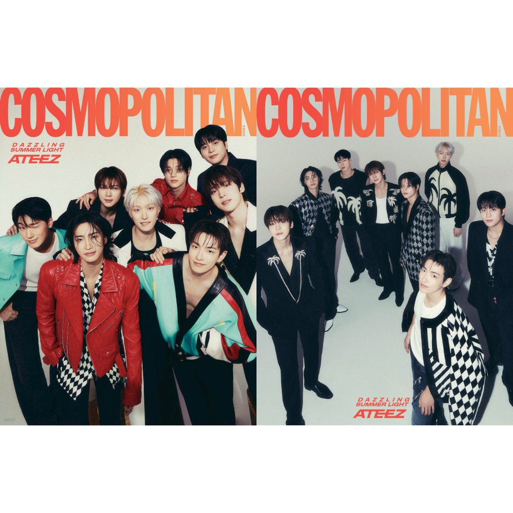 COSMOPOLITAN KOREA MAGAZINE 2024.07 (COVER : ATEEZ) | DKshop