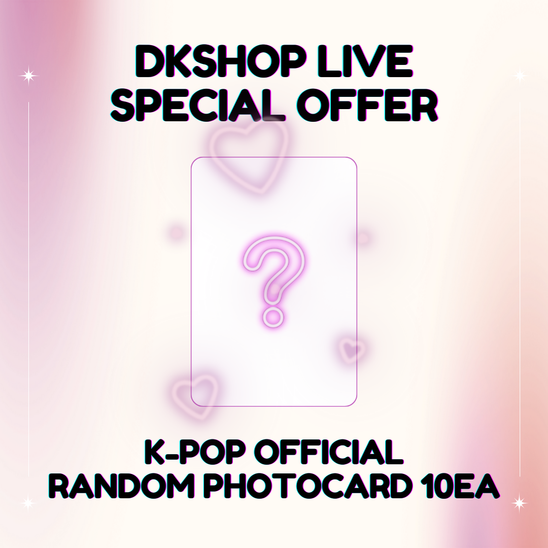 [LIVE SPECIAL OFFER] Random K-POP Official Photocard Pack (10EA)