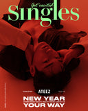 SINGLES MAGAZINE 2024.01 C VER. (COVER : ATEEZ SAN)