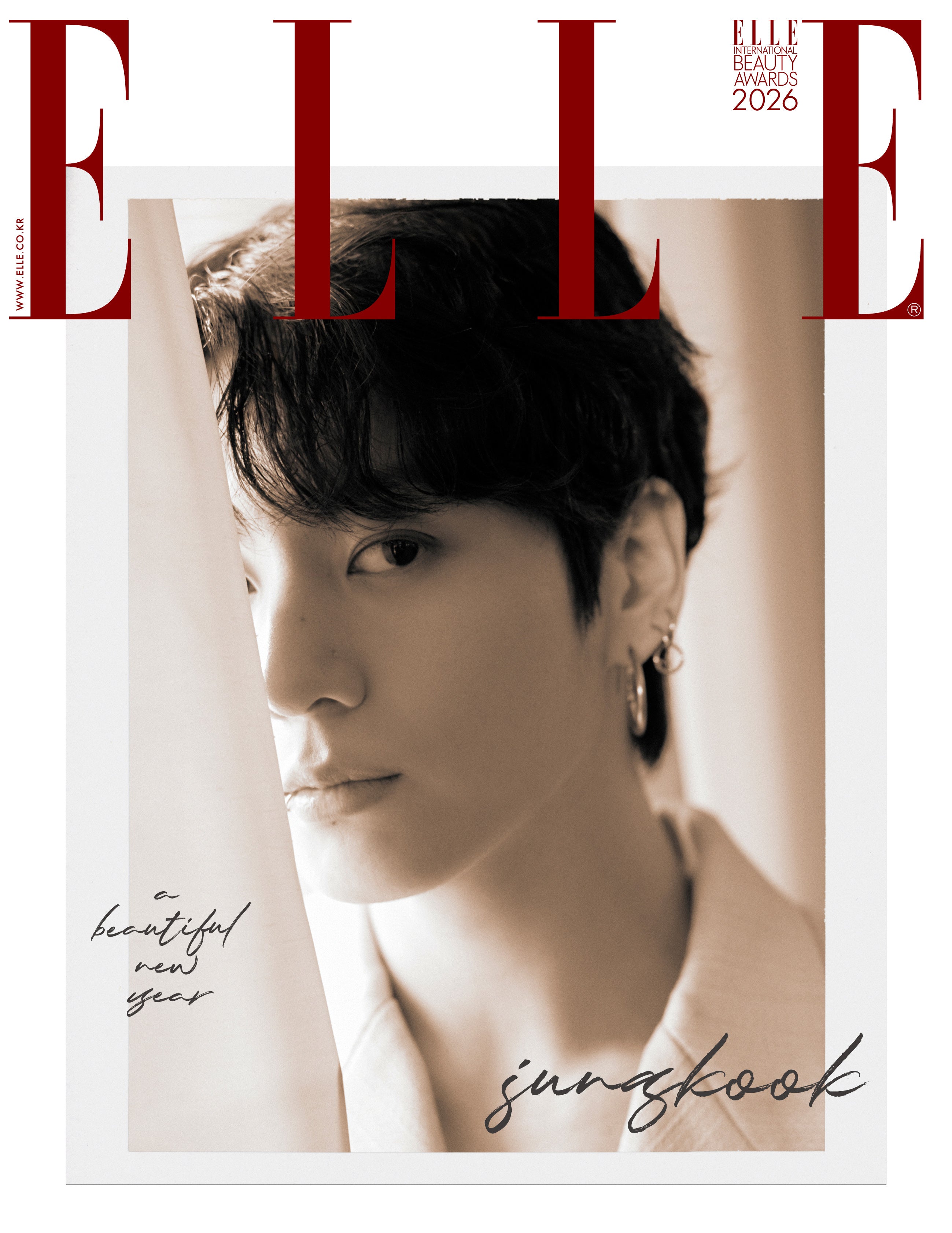 ELLE KOREA MAGAZINE 2026.01 (COVER : BTS JUNG KOOK) | Official K-pop