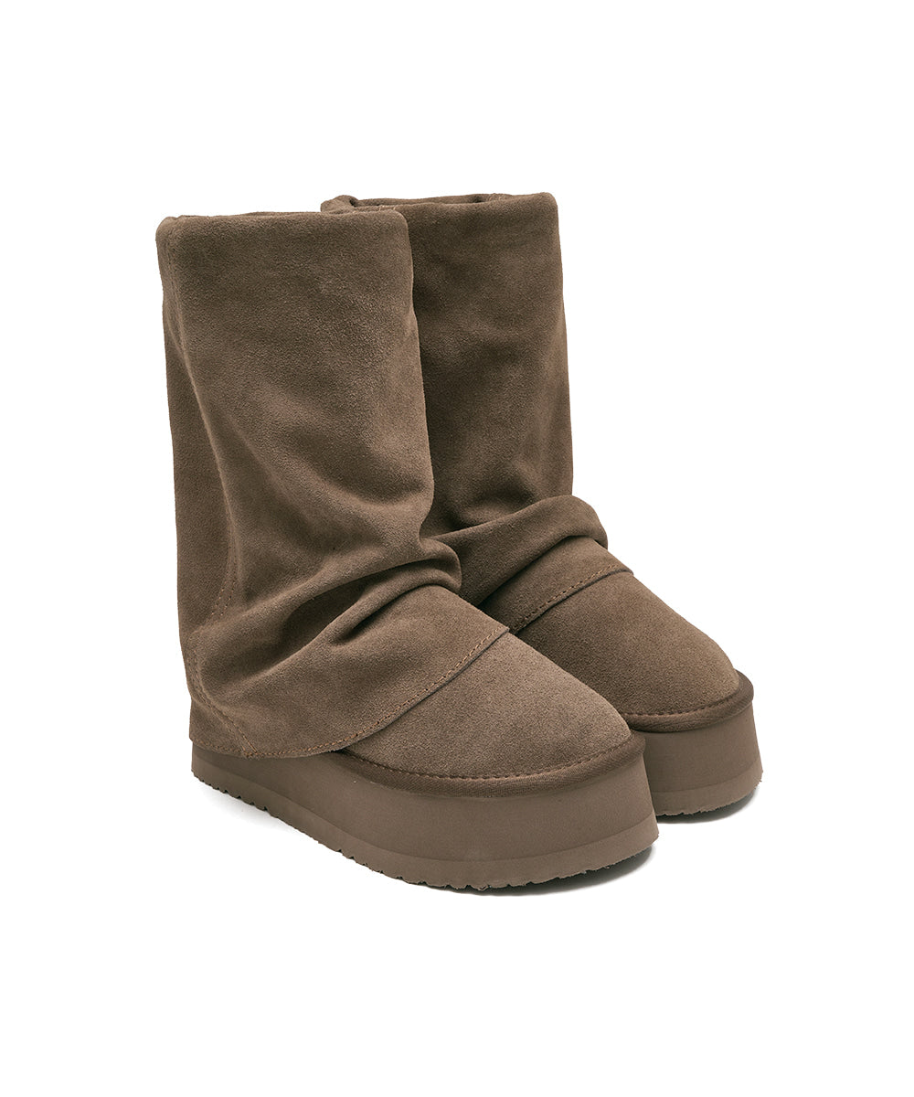 [Rockfish Weatherwear] MAXI FOLDED BOOTS MIDDLE(10inch) Rockfish Weatherwear  DKshop