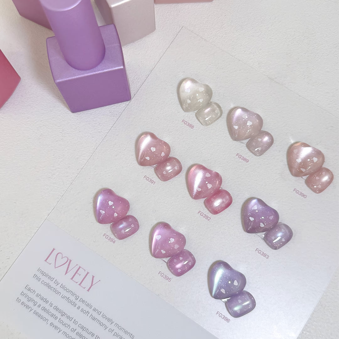[FROMTHENAIL] Lovely Heart Magnetic Gel 9 Color Set (10ml x 9 Colors) SARACEN  DKshop