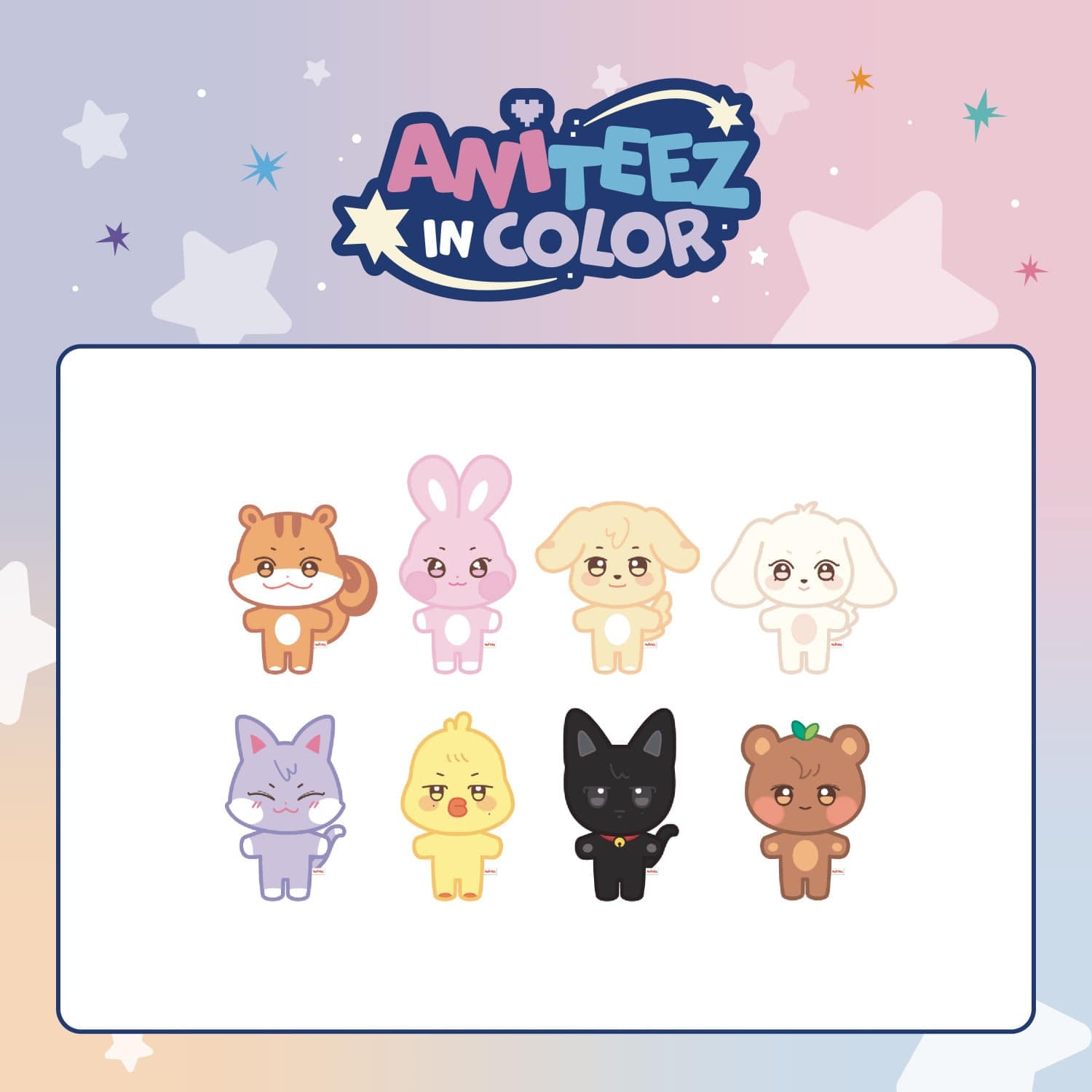 [PRE-ORDER] ATEEZ - [ANITEEZ IN COLOR] ANITEEZ PLUSH DOLL ATEEZ  DKshop