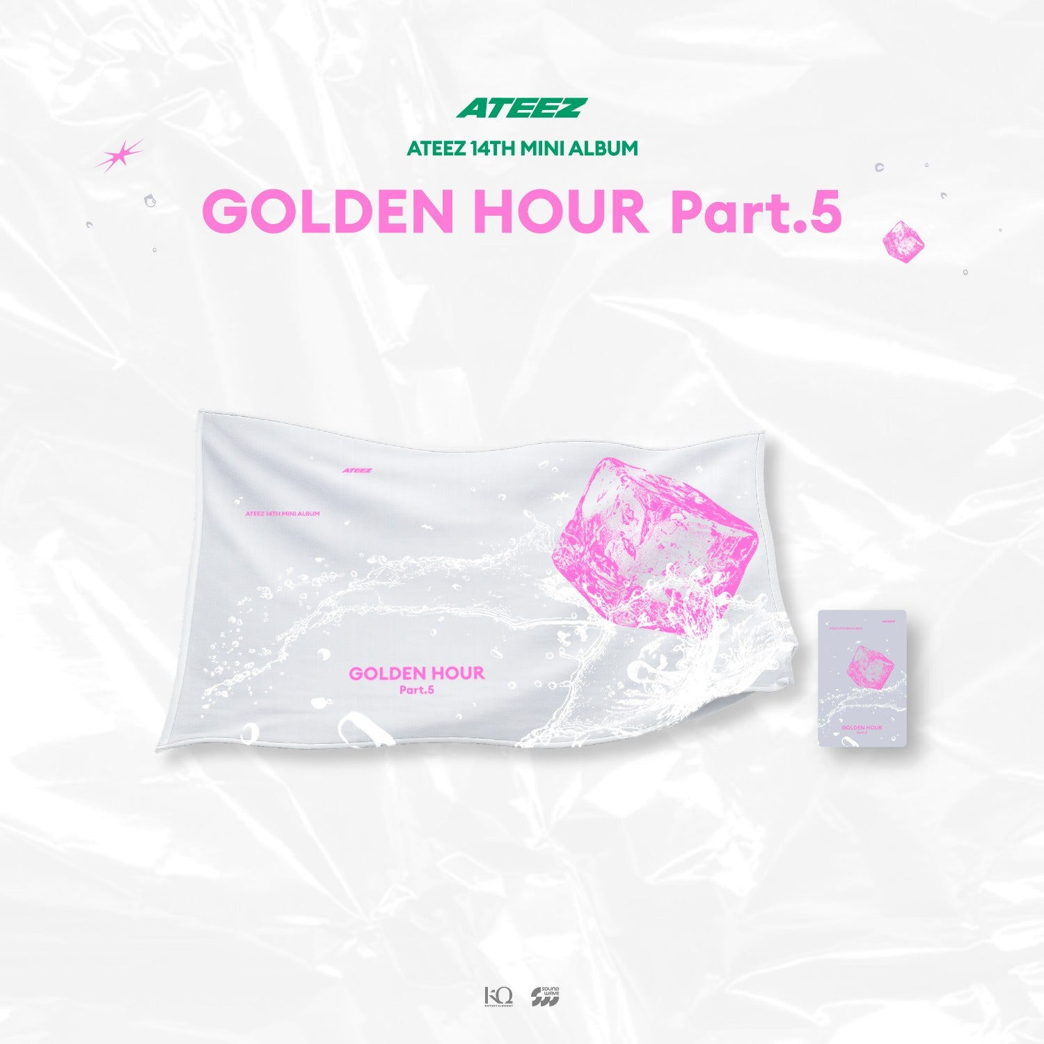 [PRE-ORDER] ATEEZ - POP-UP STORE [GOLDEN HOUR : Part.5] MD (SLOGAN TOWEL) ATEEZ  DKshop