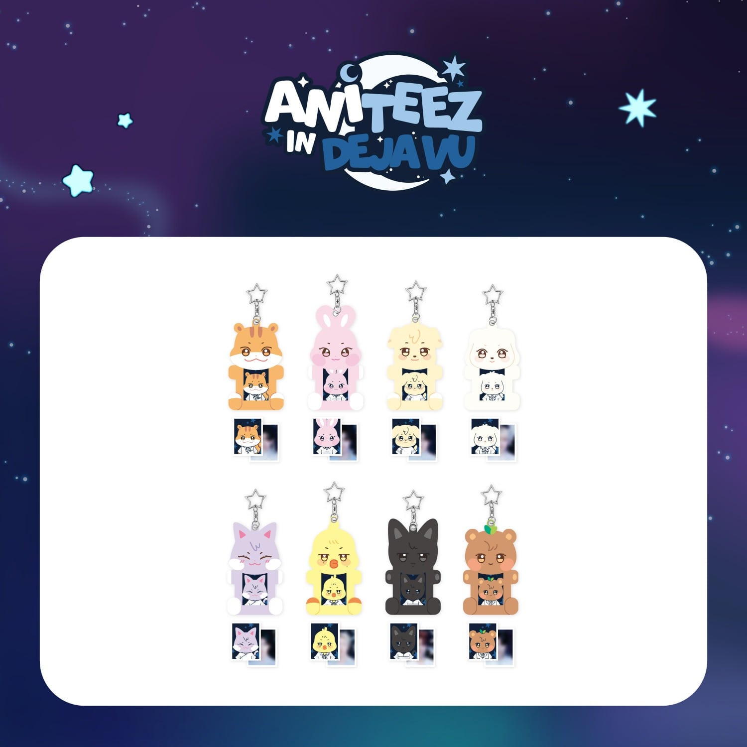 [PRE-ORDER] ATEEZ - [ANITEEZ IN DEJAVU] ACRYLIC MAGNETIC ID PHOTO HOLDER ATEEZ  DKshop