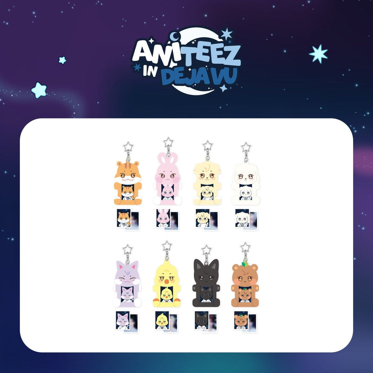 [PRE-ORDER] ATEEZ - [ANITEEZ IN DEJAVU] ACRYLIC MAGNETIC ID PHOTO HOLDER ATEEZ  DKshop