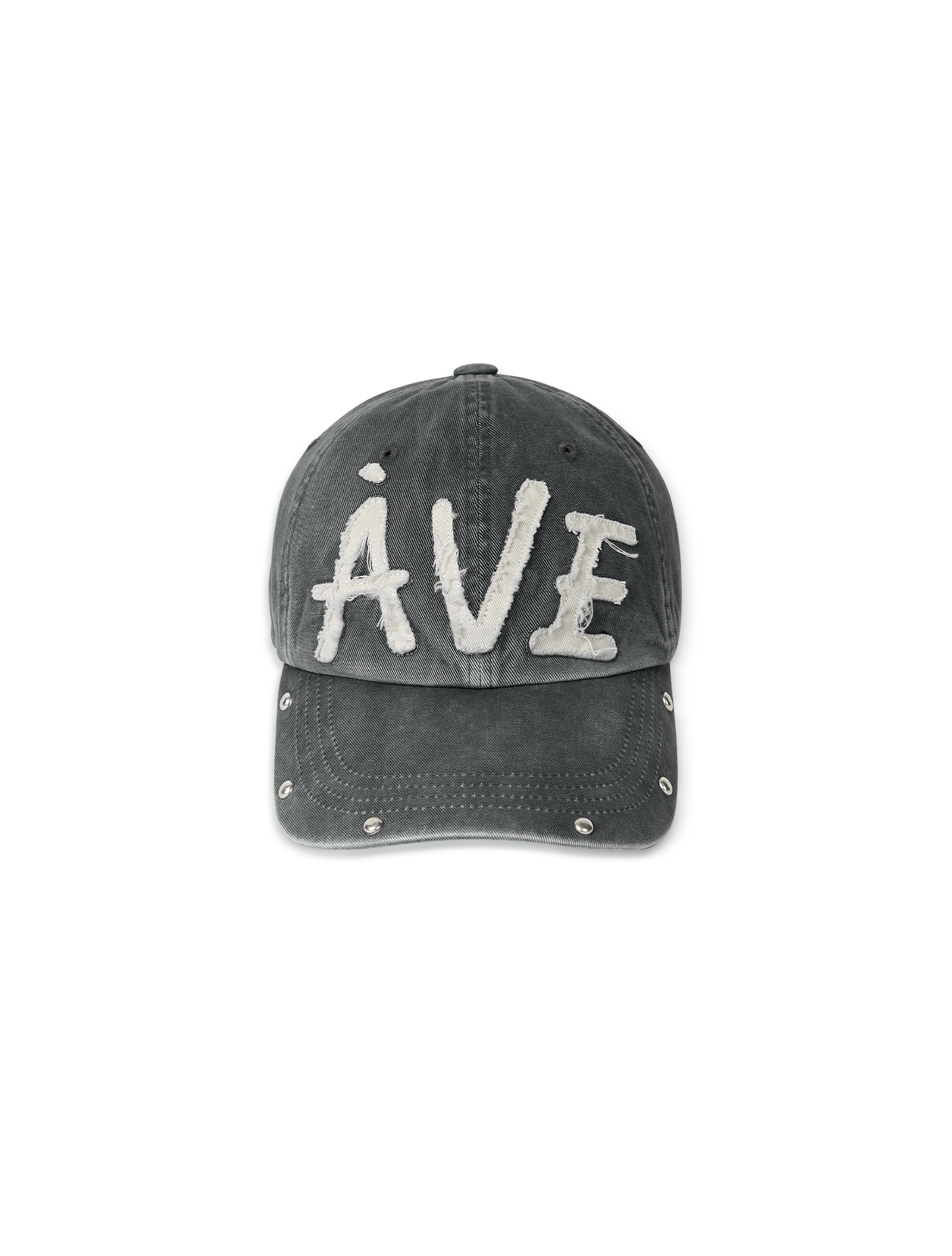 Avie muah Applique Vintage Rivet Ballcap Avie muah  DKshop