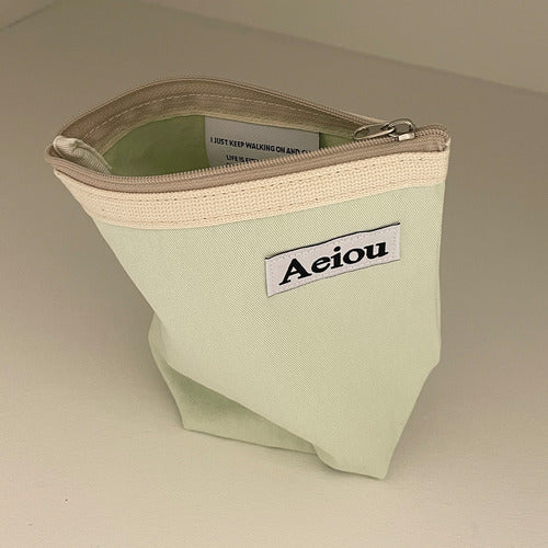Aeiou Basic Pouch (M size) Celery water Aeiou  DKshop